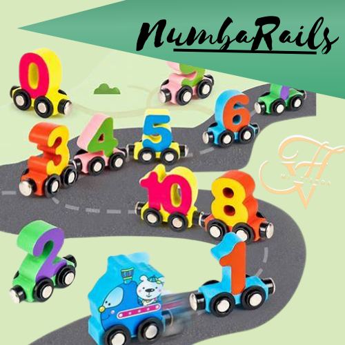 NumbaRails™  Juego De Tren Numeros Magneticos