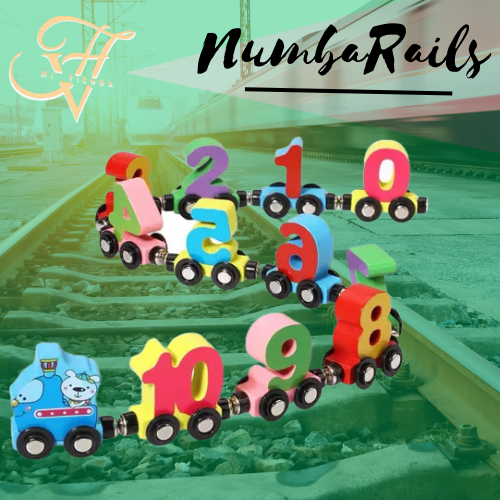 NumbaRails™  Juego De Tren Numeros Magneticos